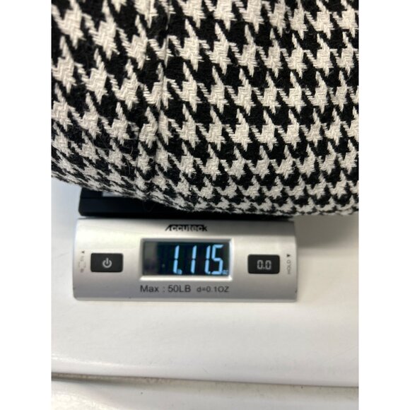 Jou Jou Womens Black & White Houndstooth Double-Breasted Coat Size L - Picture 9 of 9